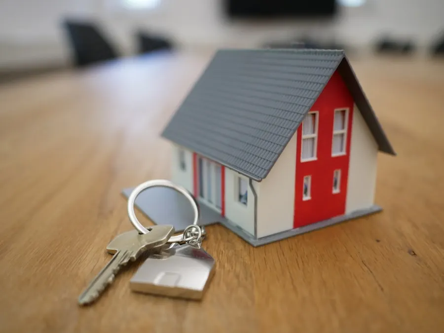 Residential property being inspected for a bank mortgage valuation